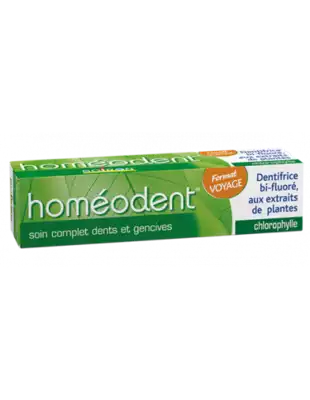 Boiron Homéodent Soin Complet Dents Et Gencives Pâte Dentifrice Chlorophylle Format Voyage T/25ml à Veauche
