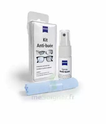 Zeiss Kit Spray Antibuée Fl/15ml + Tissu Microfibres à Veauche