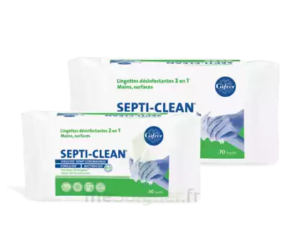 Septi-clean Lingette DÉsinfectante Paquet/70 à Veauche